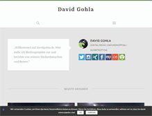 Tablet Screenshot of davidgohla.de